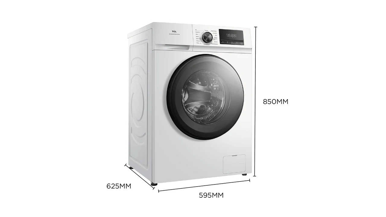 Wymiary pralki TCL FF1024WA0PL
